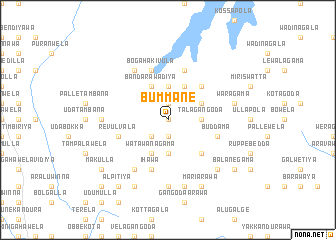 map of Bummane