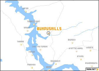 map of Bumpus Mills