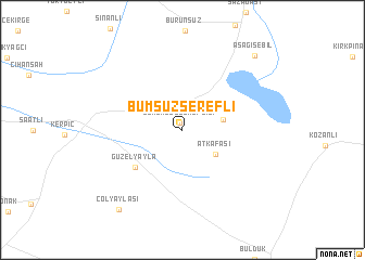 map of Bumsuzşerefli