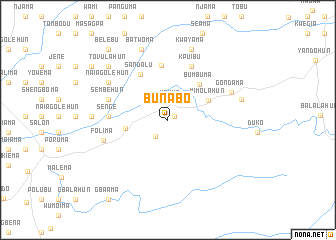 map of Bunabo