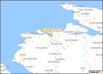 map of Bunacrick