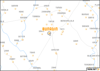 map of Bunadin