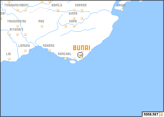 map of Bunai