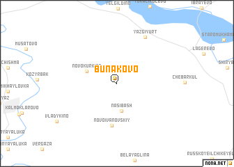 map of Bunakovo