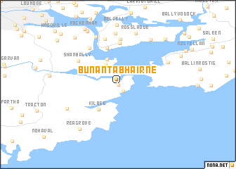 map of Bun an Tábhairne