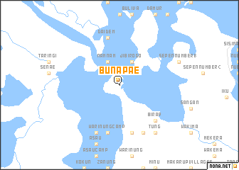 map of Bunapae