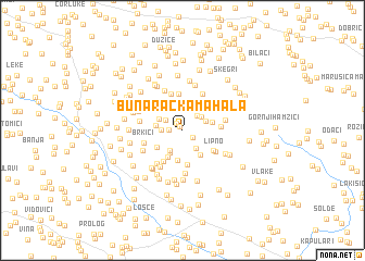 map of Bunaračka Mahala