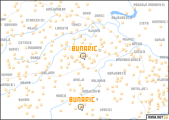 map of Bunarić