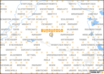 map of Bünauroda