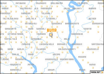 map of Buna