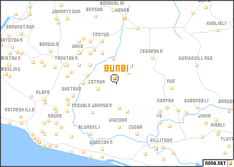 map of Bunbi
