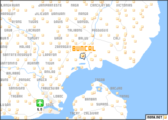 map of Buncal