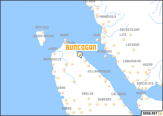 map of Buncogan