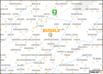 map of Bundāla