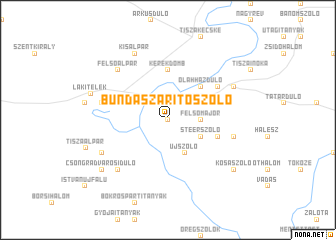 map of Bundaszárítószőlő