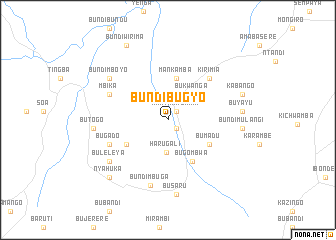 Bundibugyo (Uganda) map - nona.net