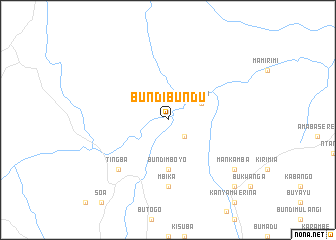 map of Bundibundu