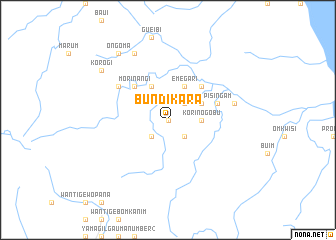 map of Bundikara