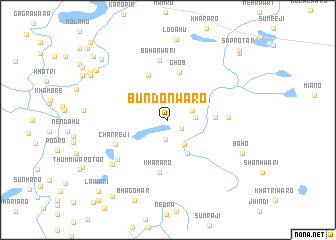 map of Bundonwāro