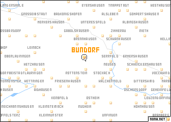 map of Bundorf