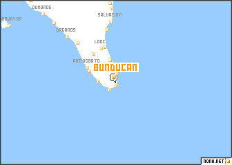 map of Bunducan