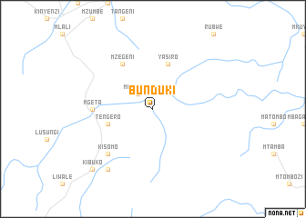 map of Bunduki