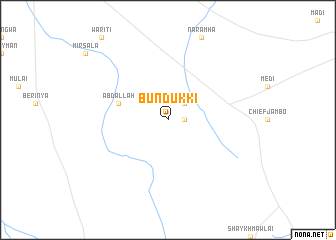 map of Bundukki