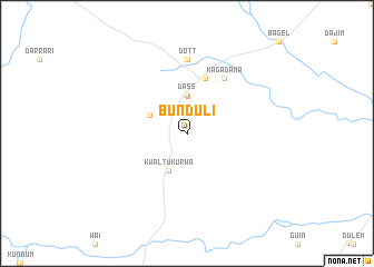 map of Bunduli