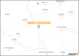 map of Bundy Crossing