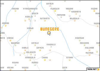 map of Bunegere