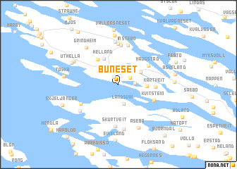 map of Buneset