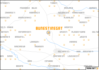 map of Buneşti-Regat