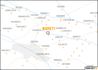 map of Buneţi
