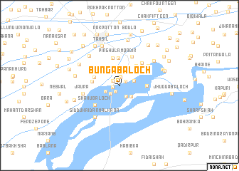 map of Bunga Baloch