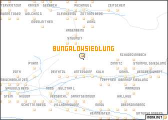 map of Bungalowsiedlung