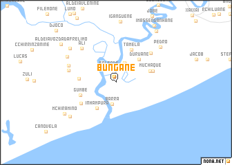 map of Bungane