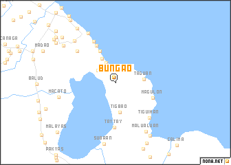 map of Bungao