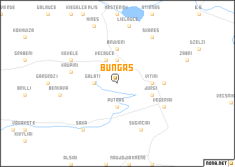 map of Bungas