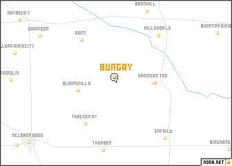 map of Bungay