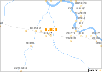map of Bunga