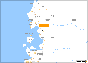 map of Bunga