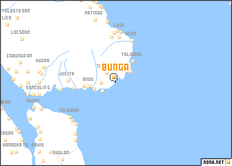 map of Bunga