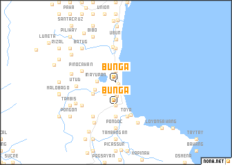 map of Buñga