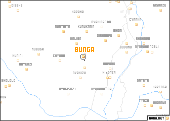 map of Bunga