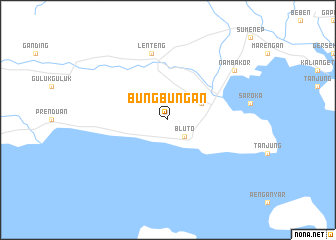 map of Bungbungan