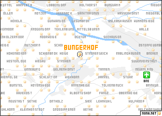 map of Bungerhof