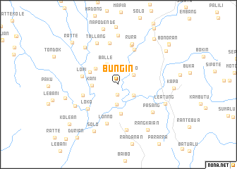 map of Bungin