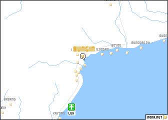 map of Bungin