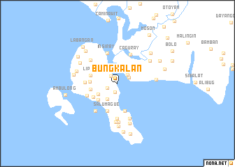 map of Bungkalan