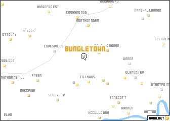 map of Bungletown